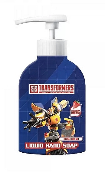 Truskawkowe mydło w płynie do rąk - Lorenay Transformers Liquid Hand Soap — Zdjęcie N1