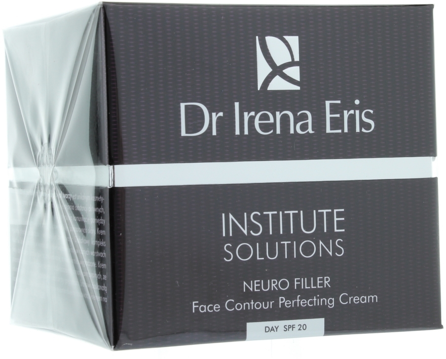 Modelujący owal twarzy krem na dzień - Dr Irena Eris Institute Solutions Neuro Filler Face Contour Perfecting Day Cream SPF 20