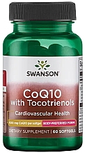 Suplement diety Koenzym Q10 z Tocotrienolami, 100 mg - Swanson CoQ10 with Tocotrienols — Zdjęcie N1