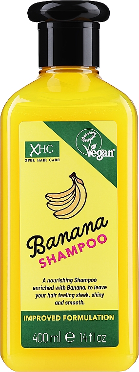 Odżywczy bananowy szampon do włosów - Xpel Marketing Ltd Banana Shampoo — Zdjęcie N1