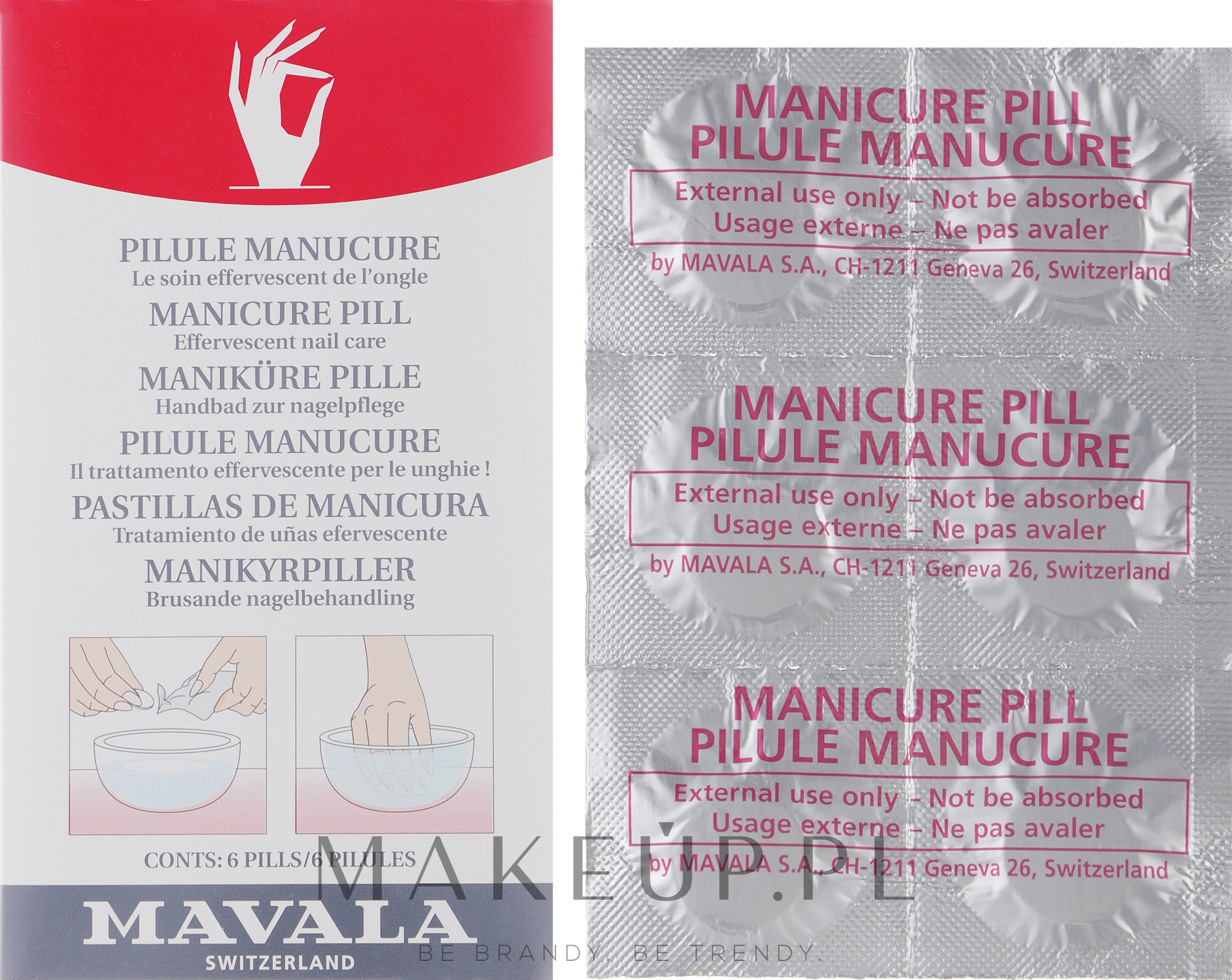 Tabletki do kąpieli manicure - Mavala Manicure Pill — Zdjęcie 6 szt.