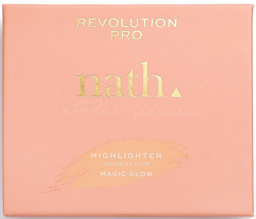 Rozświetlacz do twarzy - Revolution Pro Nath Collection Highlighter Magic Glow — Zdjęcie N3