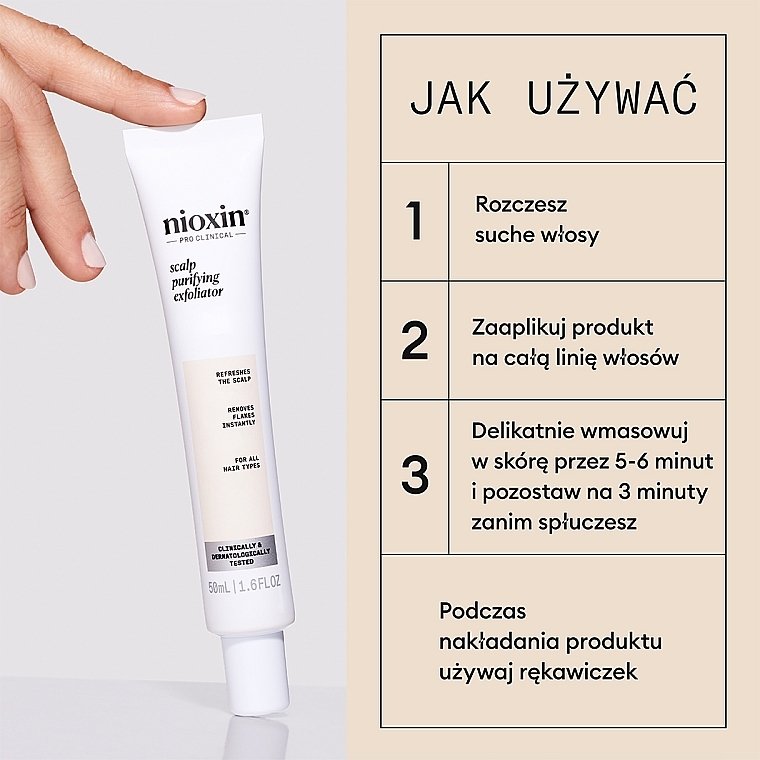 Oczyszczający peeling do skóry głowy - Nioxin Pro Clinical Scalp Purifying Exfoliator — Zdjęcie N5