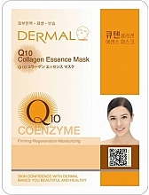 Kolagenowa maska ​​do twarzy w płachcie z koenzymem Q10 - Dermal Q10 Collagen Essence Mask  — Zdjęcie N1