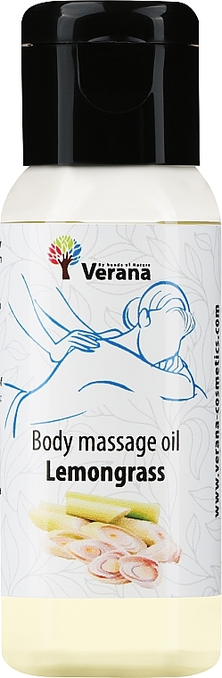 Olejek do masażu ciała Lemongrass - Verana Body Massage Oil  — Zdjęcie N1