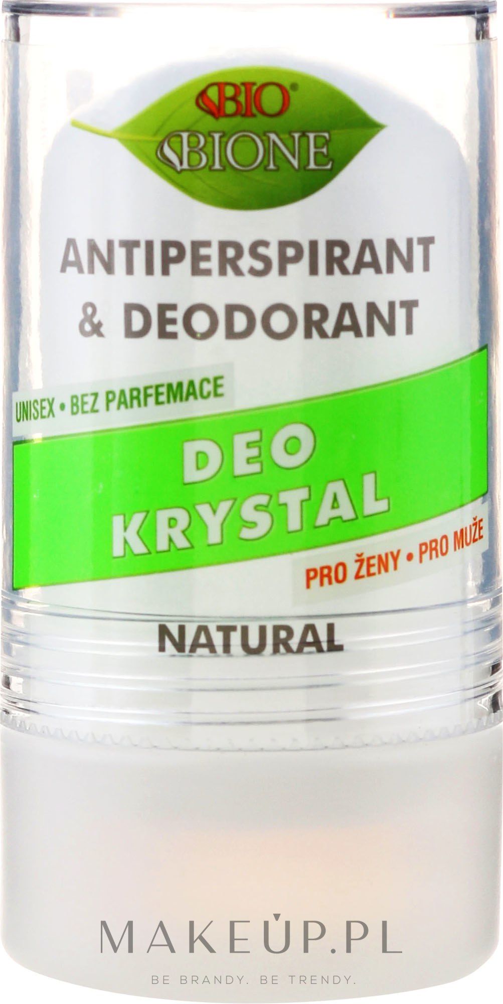Kryształowy dezodorant-antyperspirant w kulce - Bione Cosmetics Deo Krystal Antiperspirant & Deodorant — Zdjęcie 120 g