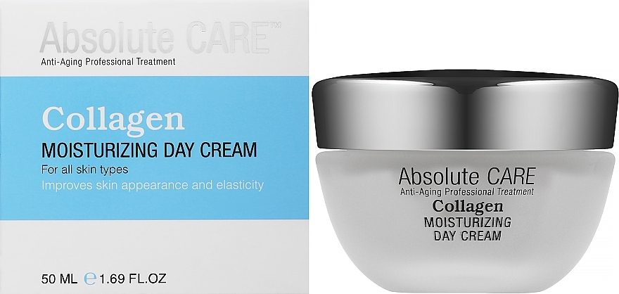 Nawilżający krem do twarzy na dzień z kolagenem - Absolute Care Collagen Day Cream — Zdjęcie N2