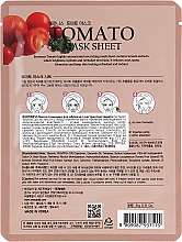 Maseczka w płachcie do twarzy z ekstraktem pomidorowym - Beauadd Baroness Mask Sheet Tomato — Zdjęcie N2