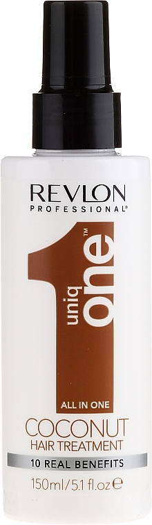 Maska w sprayu do włosów o zapachu kokosa - Revlon Professional Uniq One All in One Coconut Hair Treatment — Zdjęcie N8