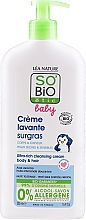 Krem do mycia ciała i włosów dla dzieci - So'Bio Etic Baby Ultra-Rich Cleansing Cream Body & Hair — Zdjęcie N1