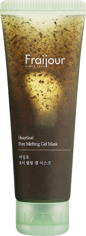 Żelowa maseczka do twarzy z wypustkami zwężającymi pory - Fraijour Heartleaf Pore Melting Gel Mask — Zdjęcie N1