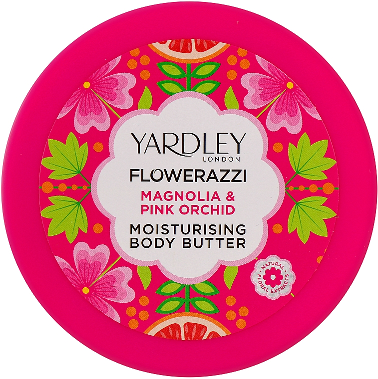 Olejek do ciała - Yardley Flowerazzi Magnolia & Pink Orchid Moisturising Body Butter — Zdjęcie N1