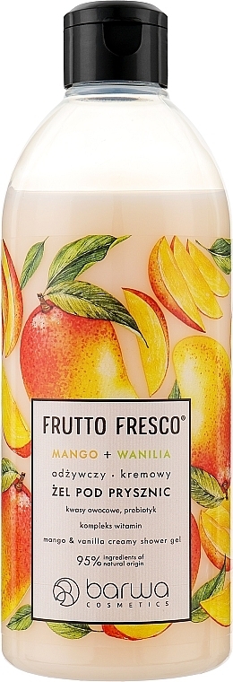 Odżywczy żel pod prysznic Mango i wanilia - Barwa Frutto Fresco Mango & Vanilla Creamy Shower Gel — Zdjęcie N1