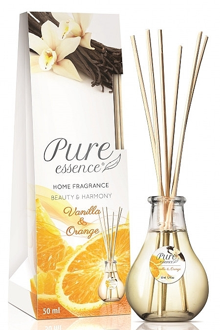 Dyfuzor zapachowy Wanilia i pomarańcza - Revers Pure Essence Home Fragrance Diffuser Vanilla & Orange — Zdjęcie N1