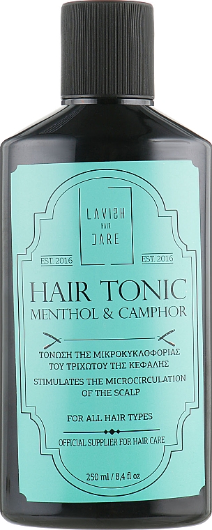 Tonik do stylizacji włosów - Lavish Care Hair Tonic Menthol And Camphor — Zdjęcie N1