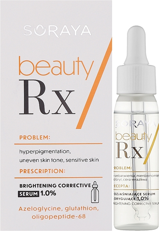 Rozświetlająco-korygujące serum do twarzy - Soraya Beauty Rx — Zdjęcie N2