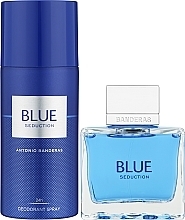 Blue Seduction Antonio Banderas - Zestaw (edt 100 ml + deo 150 ml) — Zdjęcie N1