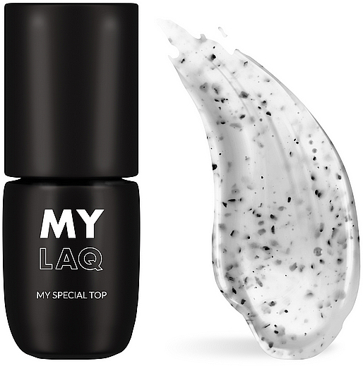 Top hybrydowy - MylaQ My Special My Special Black Top — Zdjęcie N1