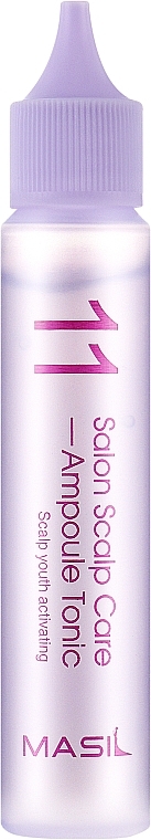 Odświeżający tonik do skóry głowy w ampułce - Masil 11 Salon Scalp Care Ampoule Tonic