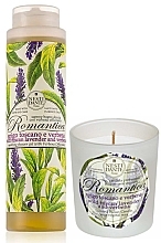 Zestaw - Nesti Dante Romantica Tuscan Lavender & Verbena (liquid/300ml + candle/160g) — Zdjęcie N1