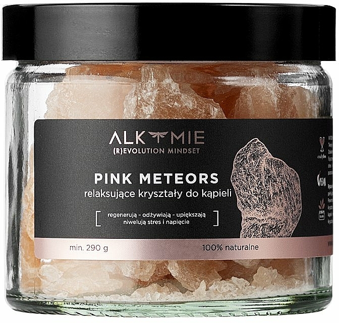 Relaksujące kryształy do kąpieli - Alkmie Pink Meteors — Zdjęcie N2