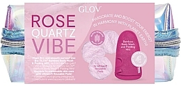 Kup Zestaw - Glov Rose Quartz Vibe Set (f/pads/3szt + peeling/mitt/1szt + bag/1szt)