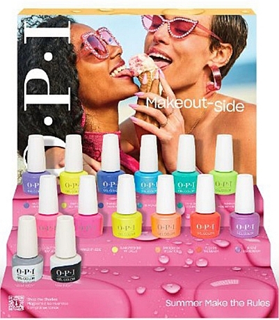 Zestaw dla mężczyzn - OPI Gel Color Summer 2023 Summer Make the Rules Collection (n/lacquer/14x15ml) — Zdjęcie N1