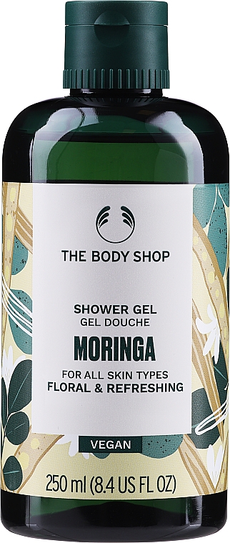 Żel pod prysznic - The Body Shop Vegan Moringa Floral & Refreshing Shower Gel — Zdjęcie N1