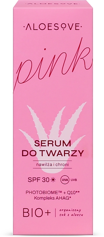 Serum do twarzy z SPF30 - Aloesove Pink Face Serum SPF30 — Zdjęcie N2