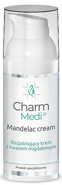Rozjaśniający krem do twarzy z kwasem migdałowym - Charmine Rose Charm Medi Mandelac Cream — Zdjęcie N1