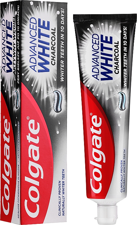 Pasta do zębów - Colgate Advanced White Charcoal — Zdjęcie N9