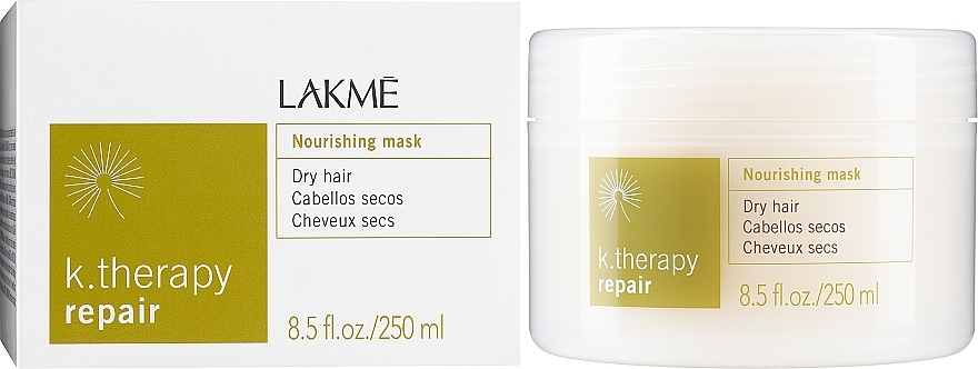 Odżywcza maska do włosów suchych - Lakmé K.Therapy Repair Mask — Zdjęcie N2