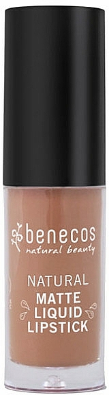 Matowa szminka do ust - Benecos Natural Matte Liquid Lipstick — Zdjęcie N1