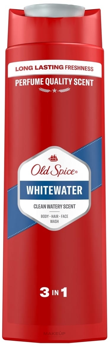 Żel pod prysznic dla mężczyzn - Old Spice Whitewater 3 In 1 Body-Hair-Face Wash — Zdjęcie 400 ml
