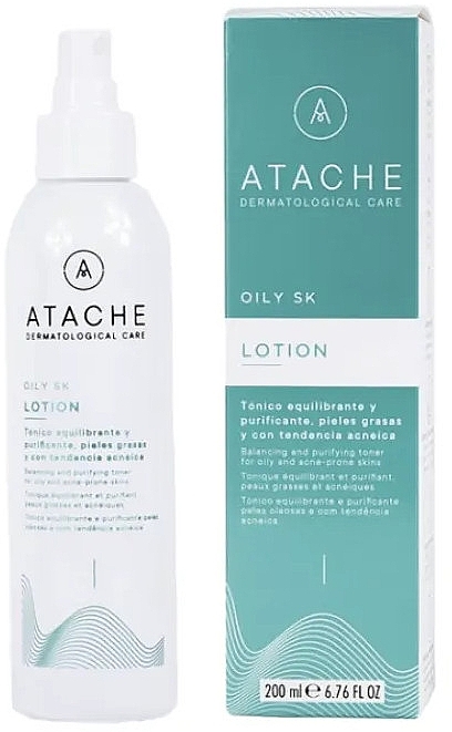 Lotion antyseptyczny do skóry tłustej - Atache Oily SK Lotion — Zdjęcie N1