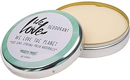 Naturalny dezodorant w kremie, Mięta - We Love The Planet Mighty Mint Cream Deodorant — Zdjęcie N2