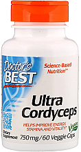 Suplement diety Ultra Cordyceps w kapsułkach, 750 mg - Doctor's Best — Zdjęcie N1