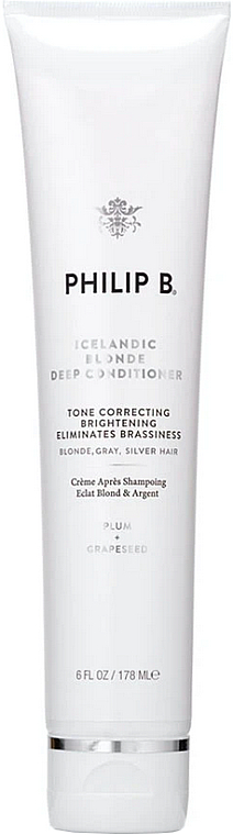 Nabłyszczająca odżywka do włosów - Philip B Icelandic Blonde Conditioner — Zdjęcie N1
