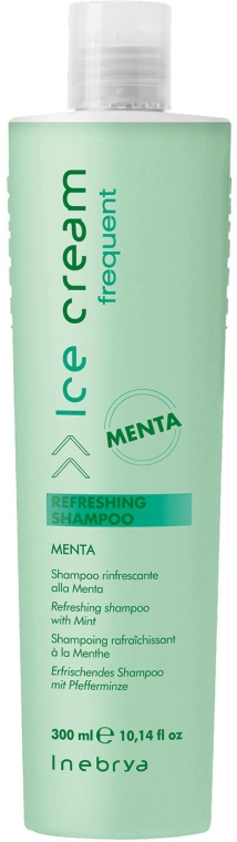 Odświeżający szampon z miętą - Inebrya Frequent Ice Cream Refreshing Shampoo — Zdjęcie N4