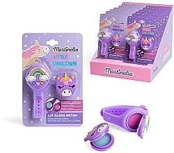 Zestaw z zegarkiem - Martinelia Little Unicorn Lip Gloss Watch Set (lip/gloss/2x1,1g + watch/1pcs) — Zdjęcie N2