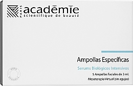 Ampułki do twarzy z olejem norkowym - Academie Ampoules With Mink Oil — Zdjęcie N1
