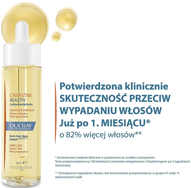 Płyn przeciw wypadaniu włosów - Ducray Creastim Reactiv Anti-Hair Loss Lotion — Zdjęcie N4