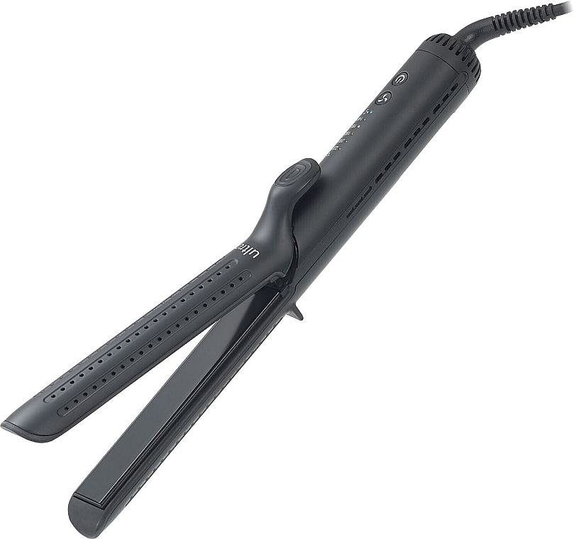 Prostownica do włosów 36W, 25 mm, czarna - Ultron Airflux XL Styler Black — Zdjęcie N2