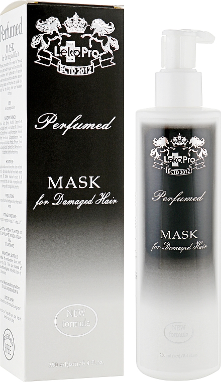 Perfumowana maska ​​do włosów zniszczonych - LekoPro Perfumed Mask For Demaged Hair — Zdjęcie N1