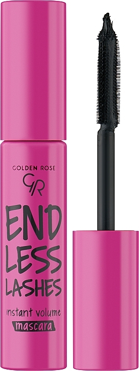 Pogrubiający tusz do rzęs - Golden Rose End Less Lashes Instant Volume Mascara — Zdjęcie N1