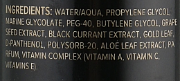 Tonik z ekstraktem z czarnego kawioru - KosmoTrust Cosmetics Anti-Aging Kaviar Kraft Gesichtstoner — Zdjęcie N2