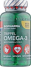 Kup Kwas omega-3 z witaminami A, D i E - Biopharma Trippel Omega-3 Med Vitamin A, D, Og E