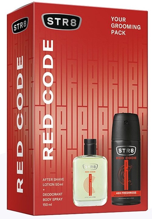 STR8 Red Code - Zestaw (ash/lot 50 ml + deo 150 ml) — Zdjęcie N1
