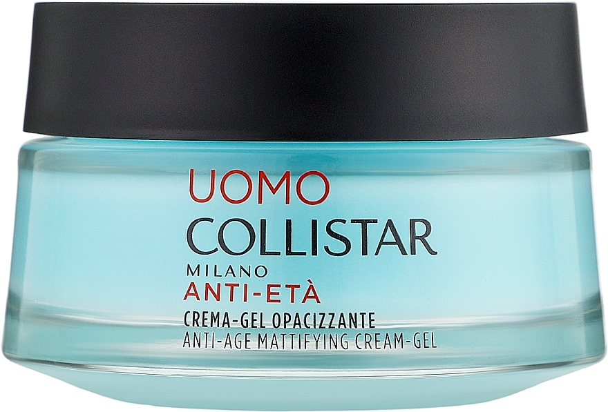 Matujący krem przeciwstarzeniowy do twarzy - Collistar Uomo Anti-Age Mattifying Cream-Gel — Zdjęcie N1