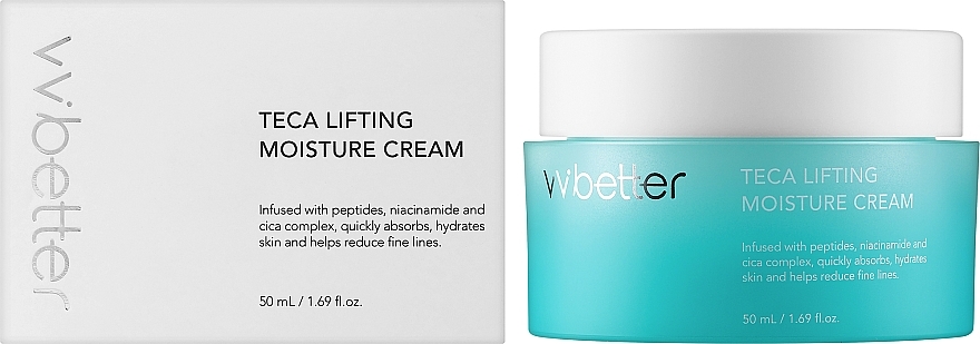 Nawilżający krem ​​z peptydami - Vvbetter Teca Lifting Moisture Cream — Zdjęcie N2